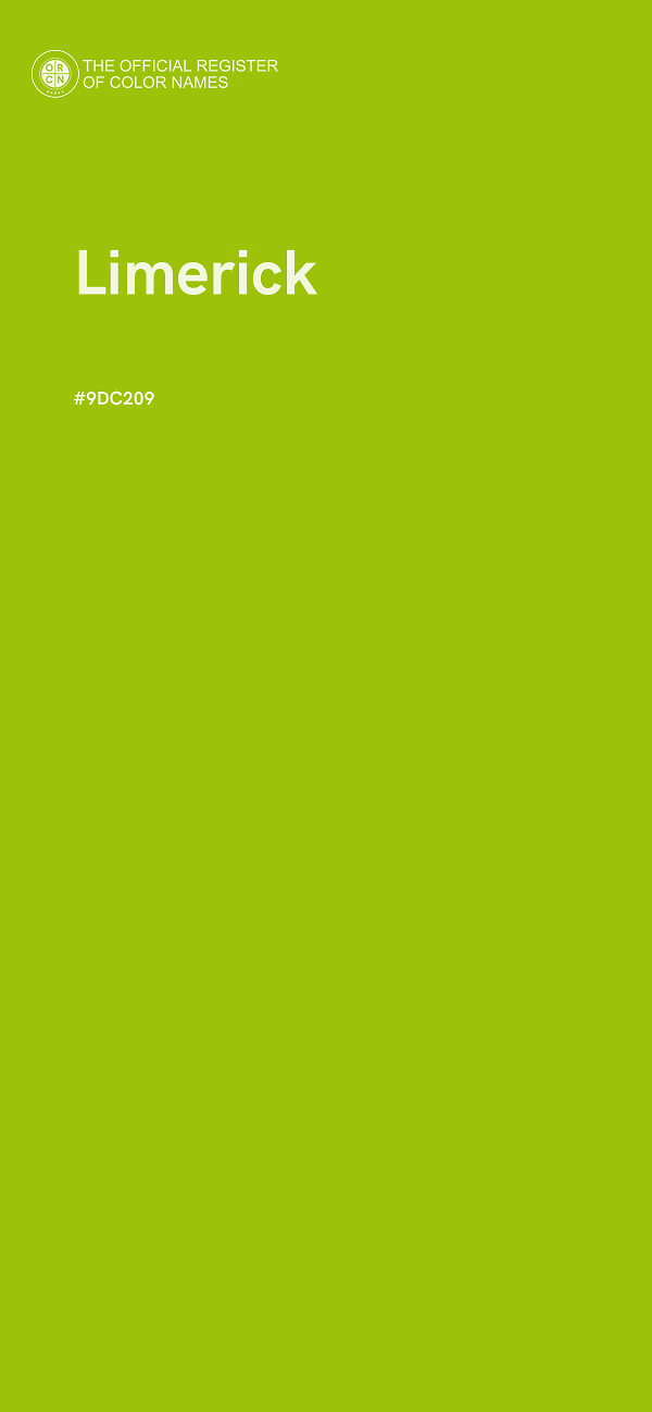 #9DC209 - Limerick color image