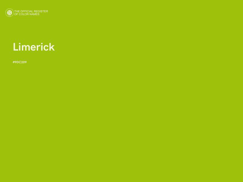 #9DC209 - Limerick color image