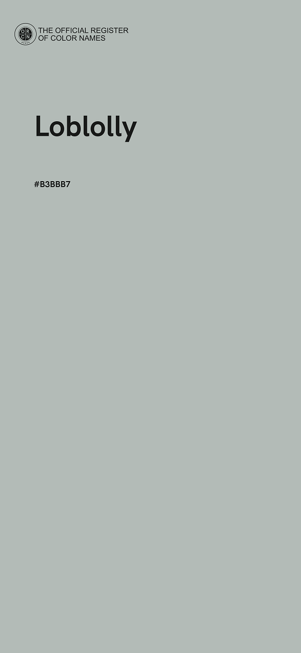 #B3BBB7 - Loblolly color image