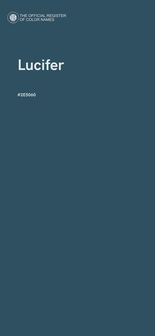 #2E5060 - Lucifer color image