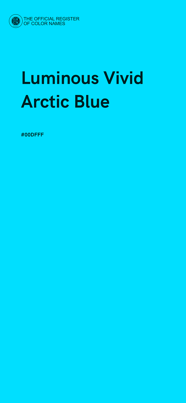 #00DFFF - Luminous Vivid Arctic Blue color image