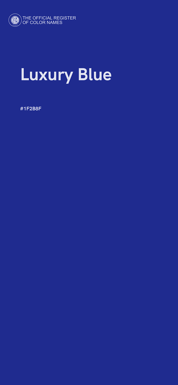 #1F2B8F - Luxury Blue color image