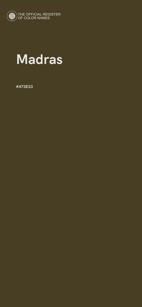 #473E23 - Madras color image