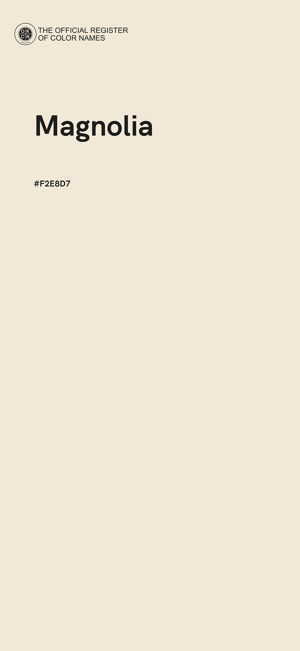 #F2E8D7 - Magnolia color image