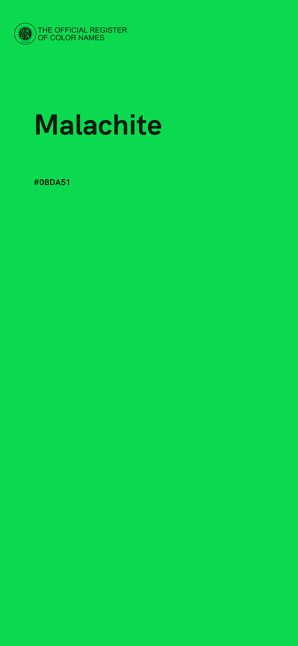 #0BDA51 - Malachite color image