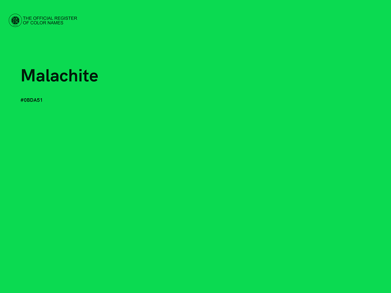 #0BDA51 - Malachite color image