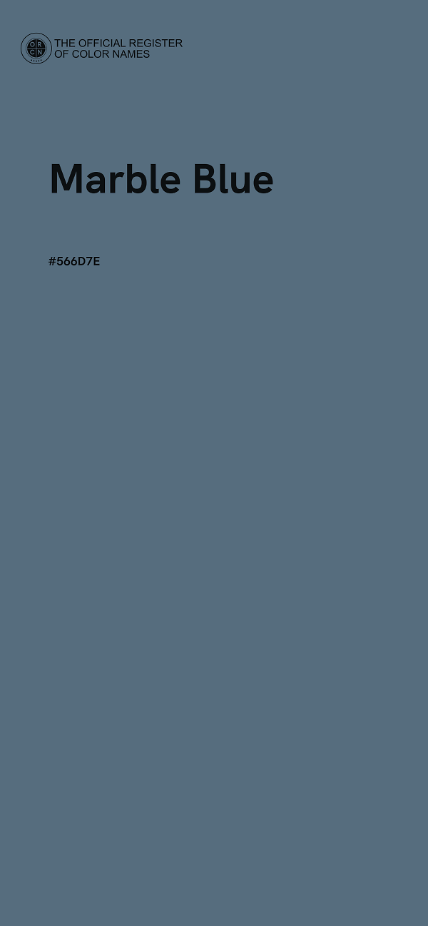 #566D7E - Marble Blue color image