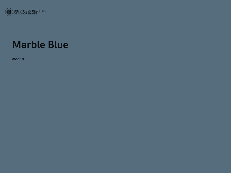 #566D7E - Marble Blue color image
