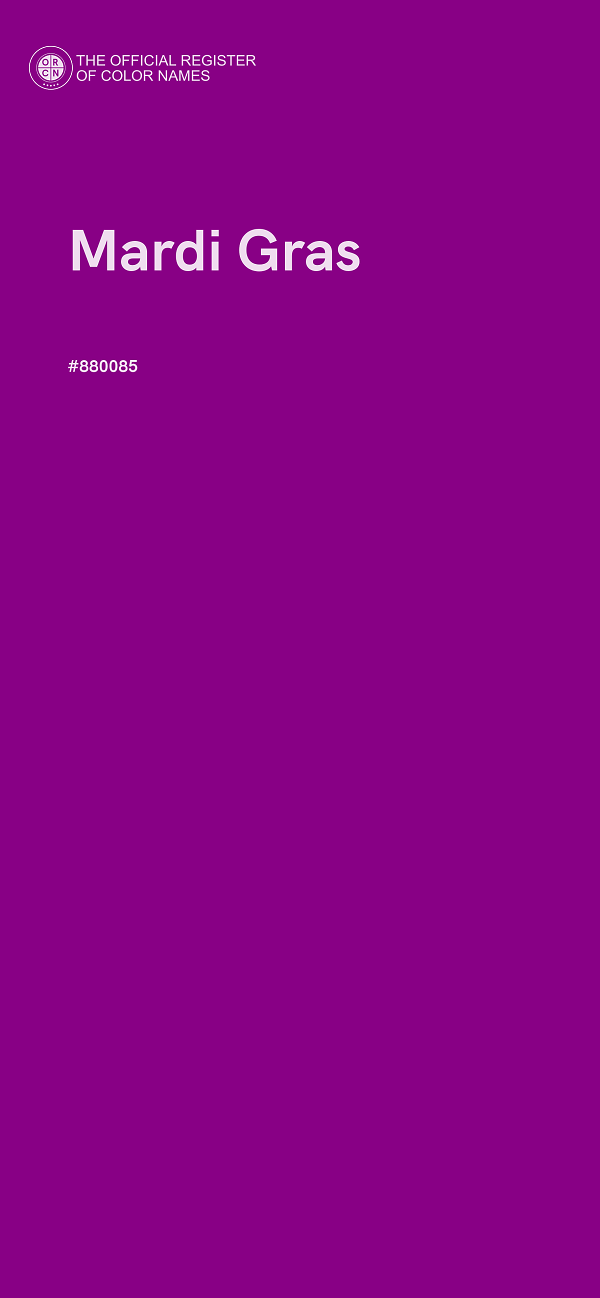 #880085 - Mardi Gras color image