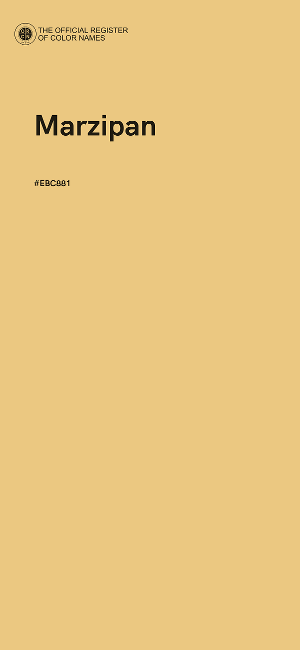 #EBC881 - Marzipan color image