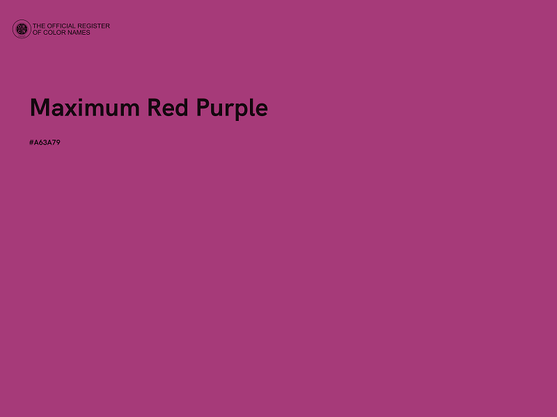 #A63A79 - Maximum Red Purple color image