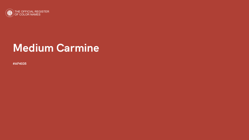 #AF4035 - Medium Carmine color image