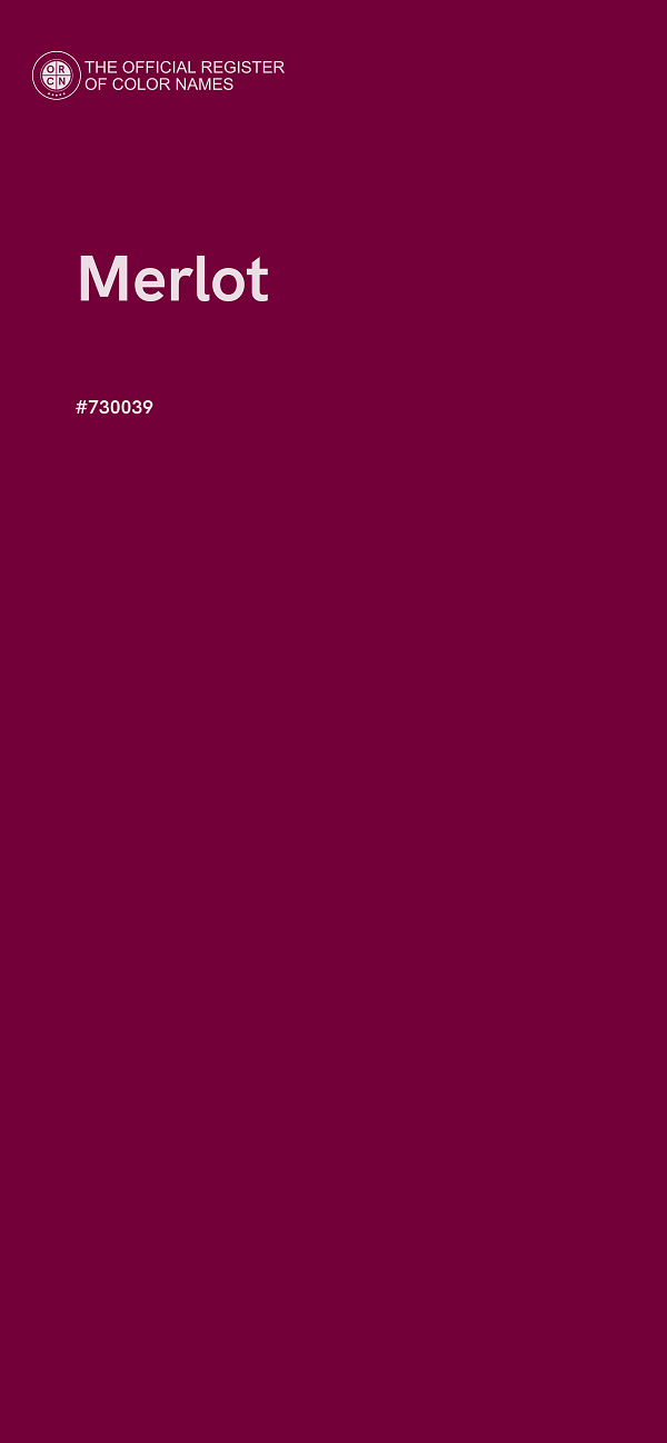 #730039 - Merlot color image