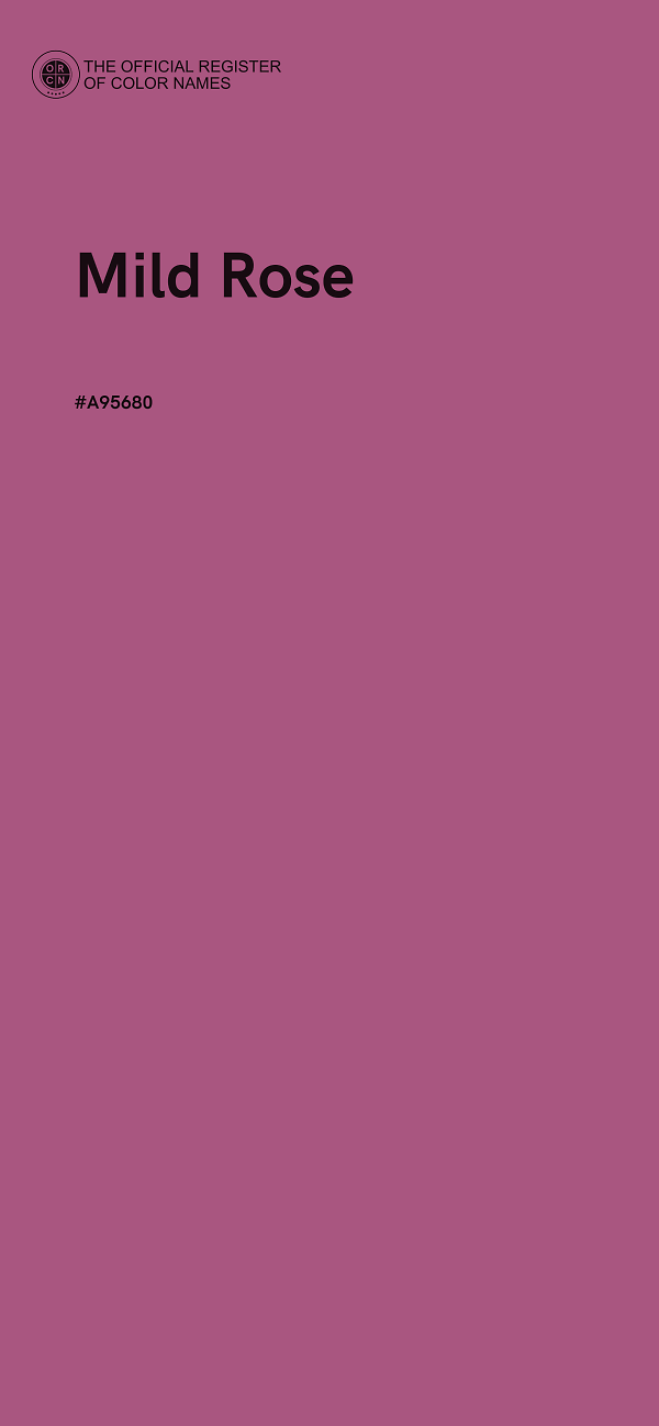#A95680 - Mild Rose color image