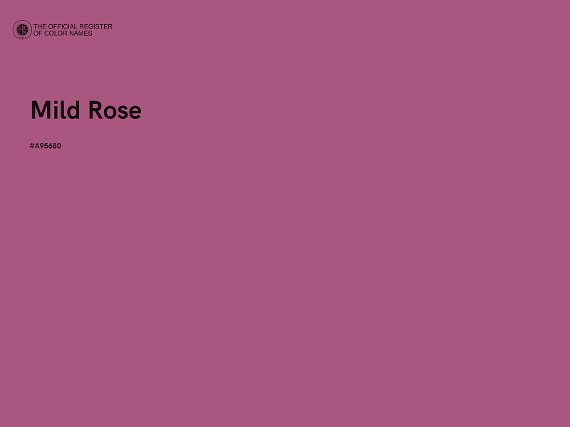 #A95680 - Mild Rose color image