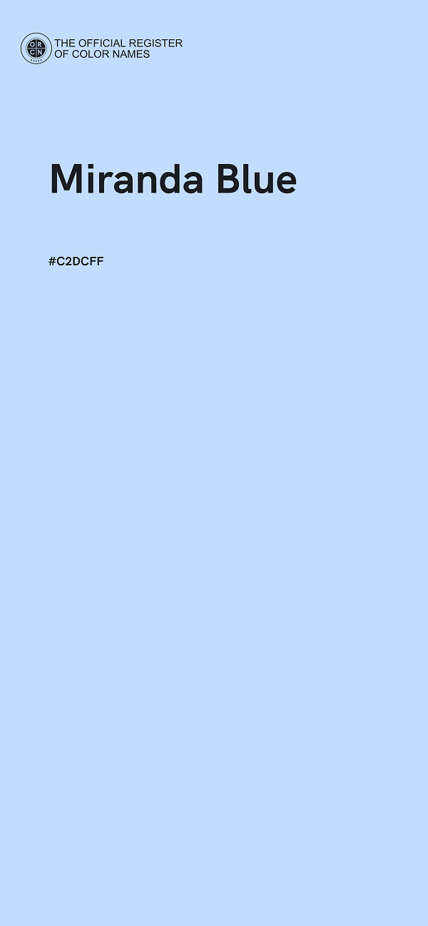 #C2DCFF - Miranda Blue color image