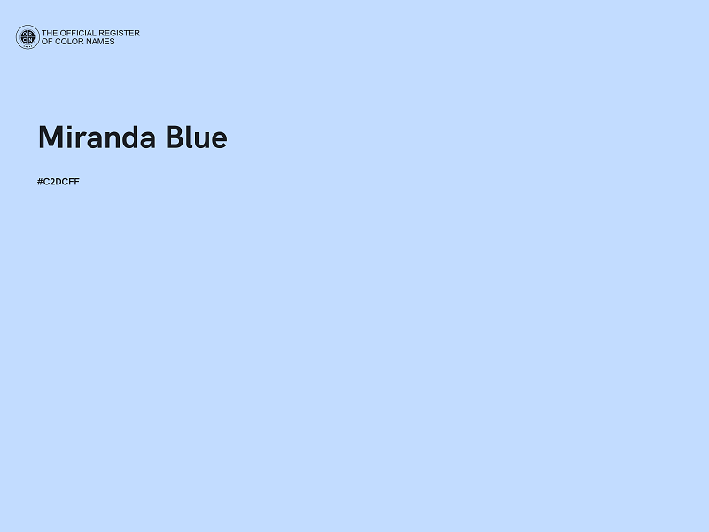 #C2DCFF - Miranda Blue color image