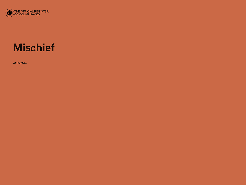 #CB6946 - Mischief color image