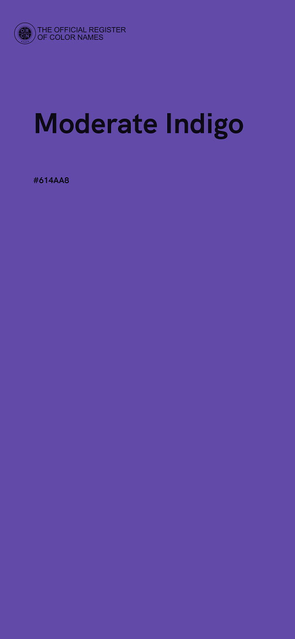#614AA8 - Moderate Indigo color image