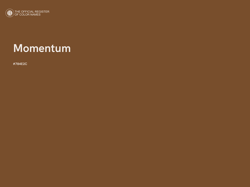 #784E2C - Momentum color image