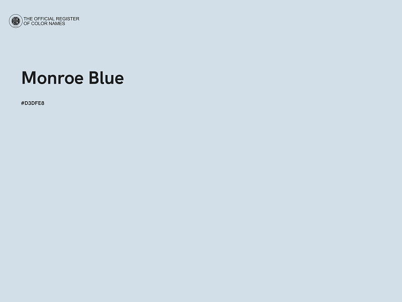 #D3DFE8 - Monroe Blue color image
