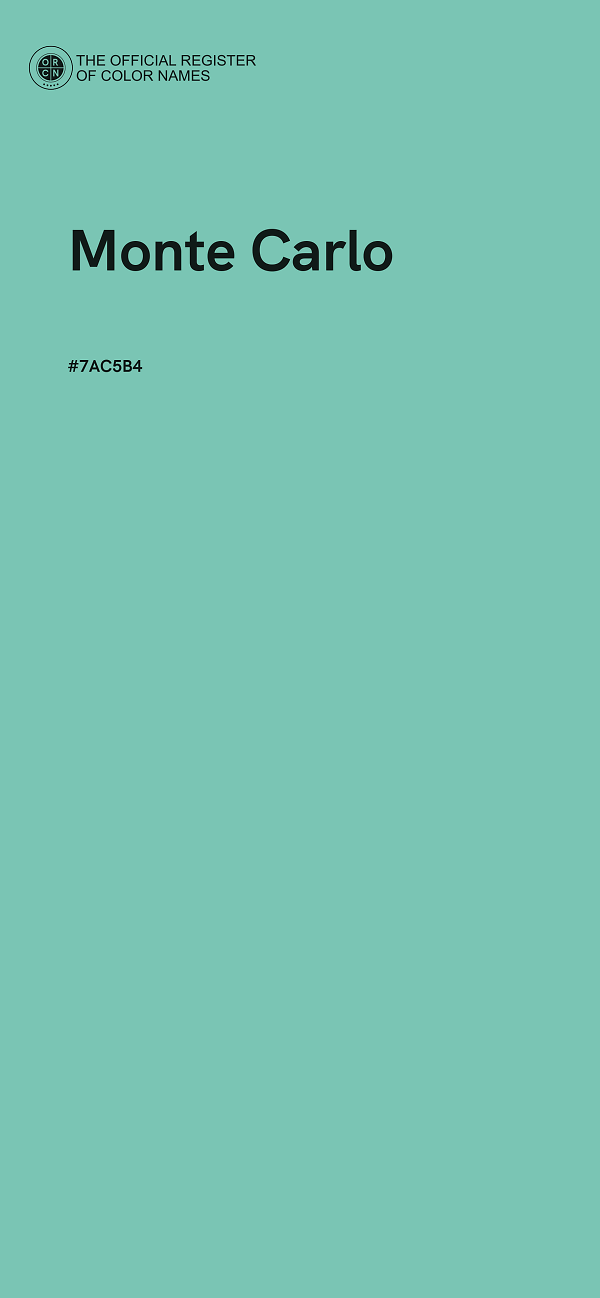 #7AC5B4 - Monte Carlo color image