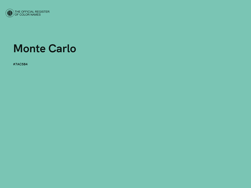 #7AC5B4 - Monte Carlo color image