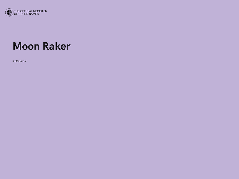 #C0B2D7 - Moon Raker color image