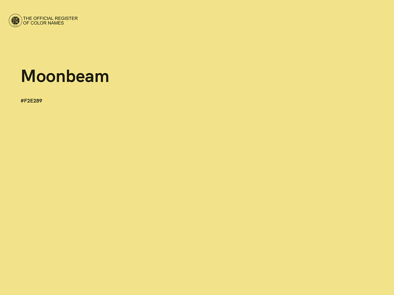#F2E289 - Moonbeam color image