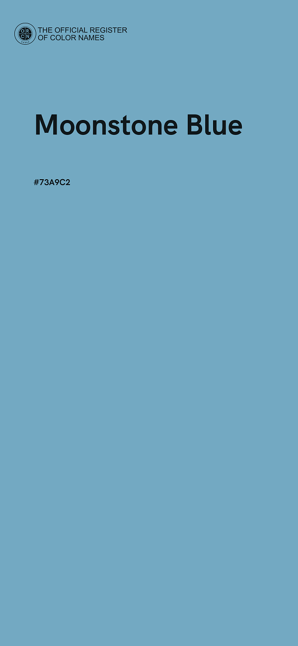 #73A9C2 - Moonstone Blue color image