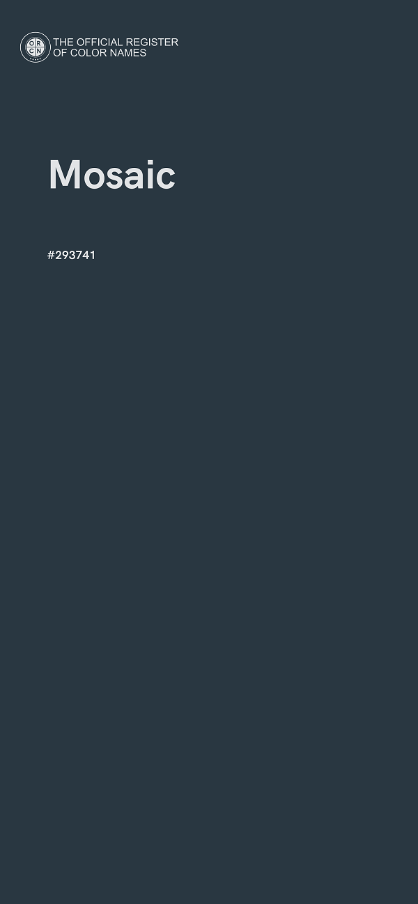 #293741 - Mosaic color image