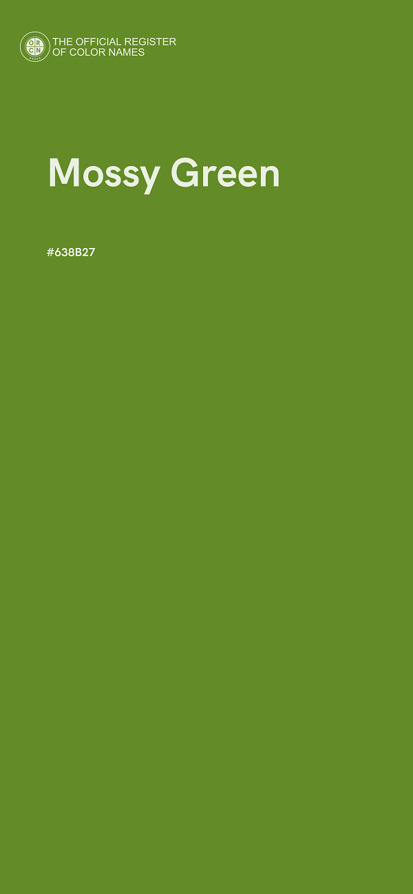 #638B27 - Mossy Green color image