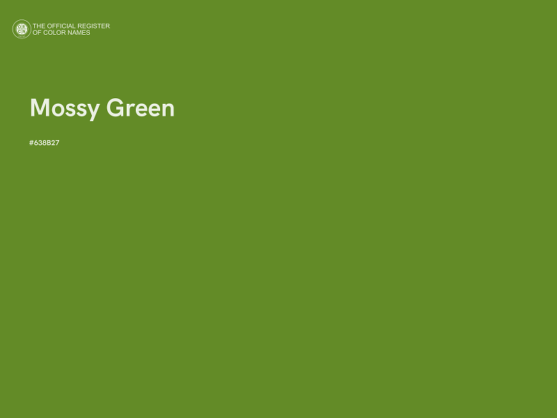 #638B27 - Mossy Green color image
