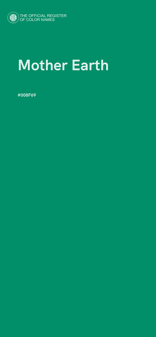 #008F69 - Mother Earth color image