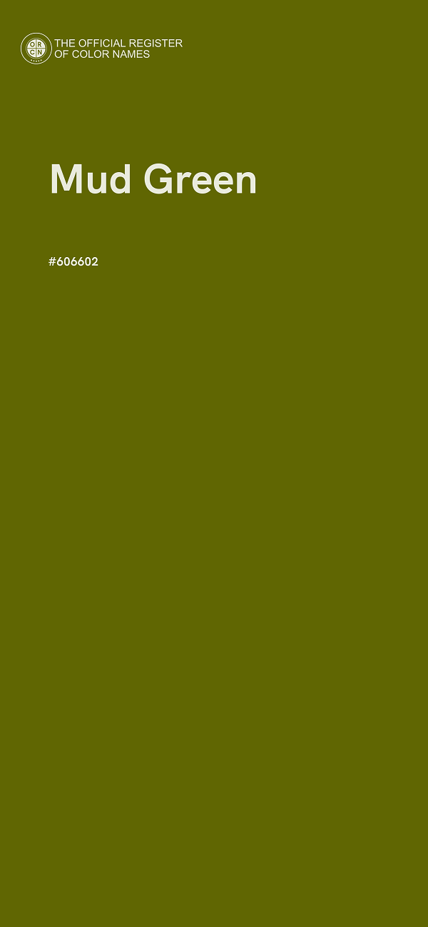 #606602 - Mud Green color image