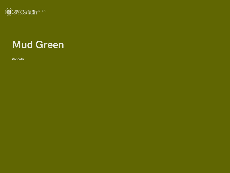 #606602 - Mud Green color image