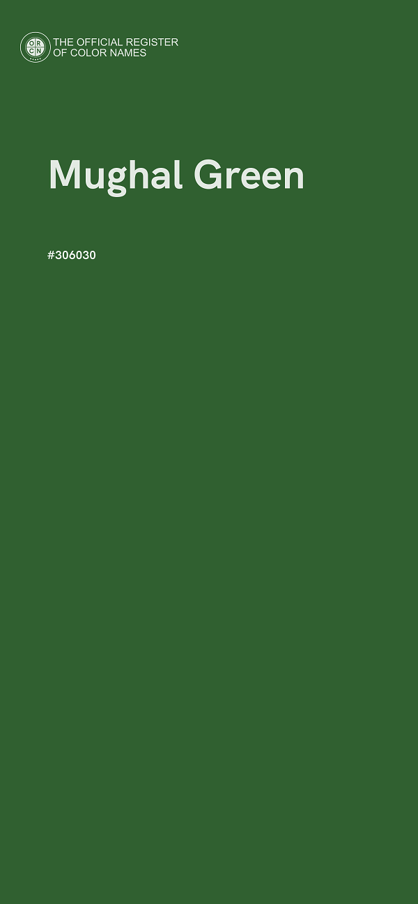 #306030 - Mughal Green color image
