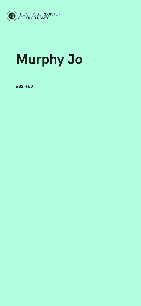 #B2FFE0 - Murphy Jo color image