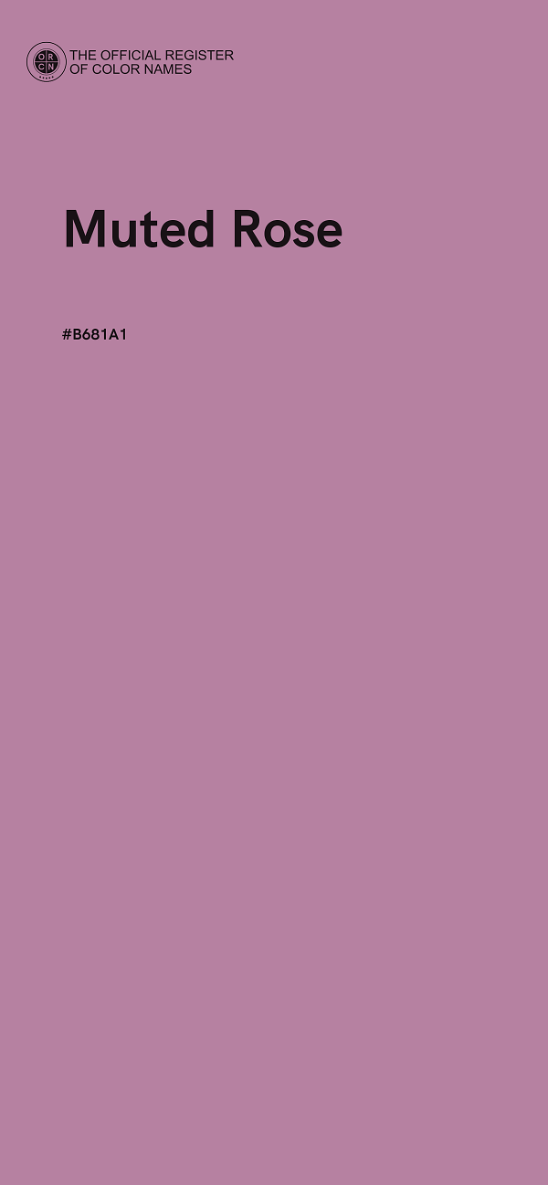 #B681A1 - Muted Rose color image
