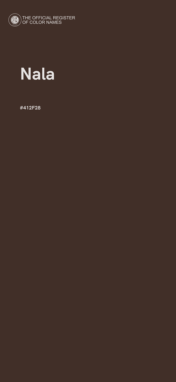 #412F28 - Nala color image