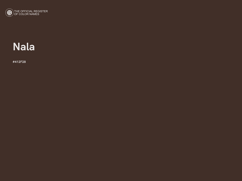 #412F28 - Nala color image