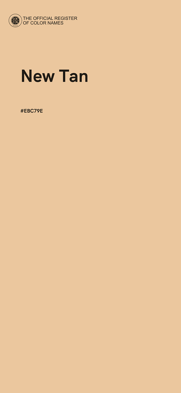 #EBC79E - New Tan color image