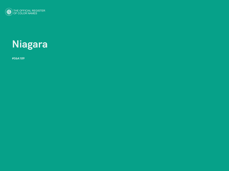 #06A189 - Niagara color image