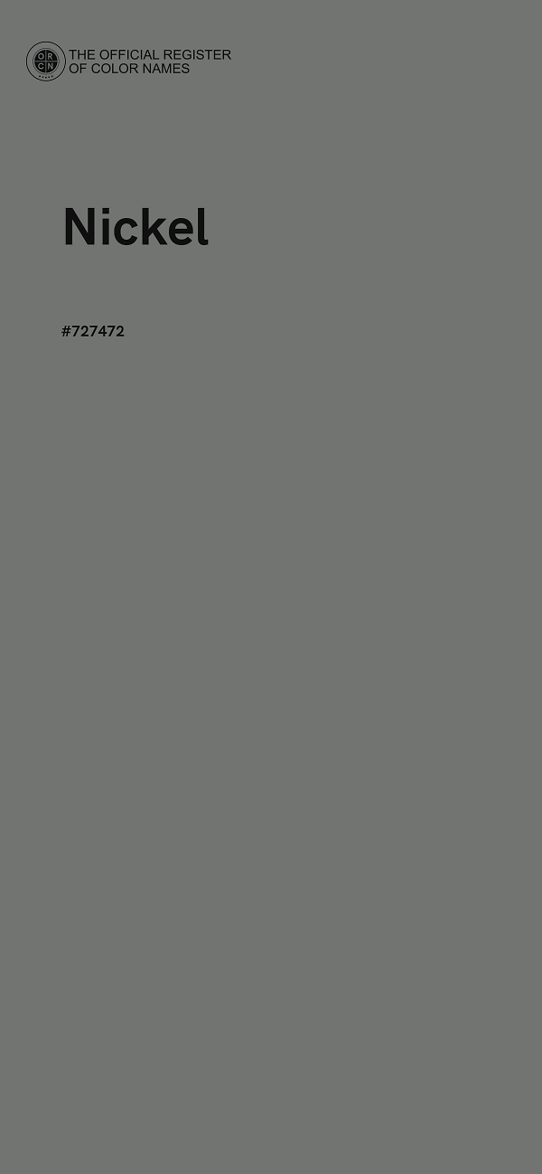 #727472 - Nickel color image