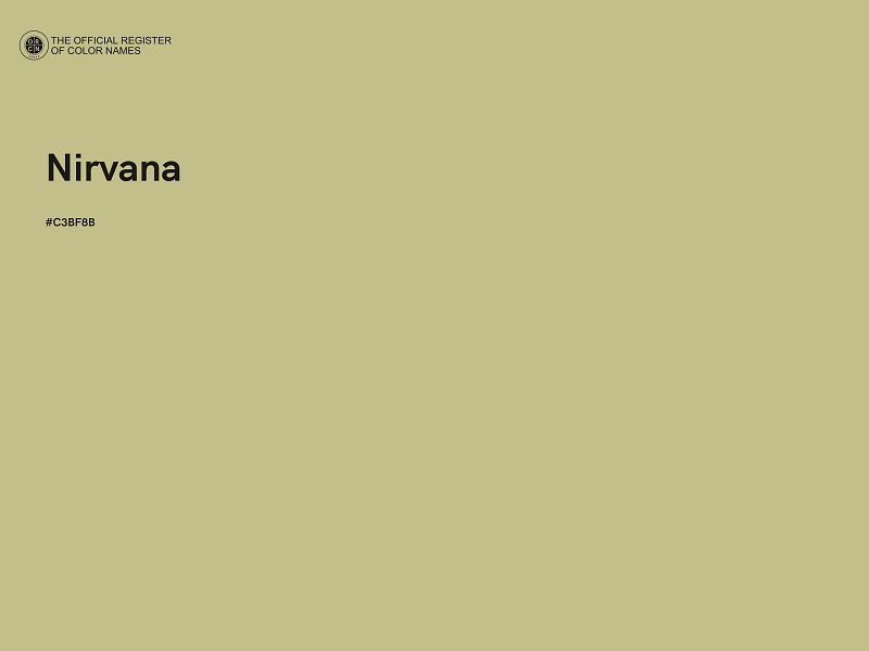 #C3BF8B - Nirvana color image