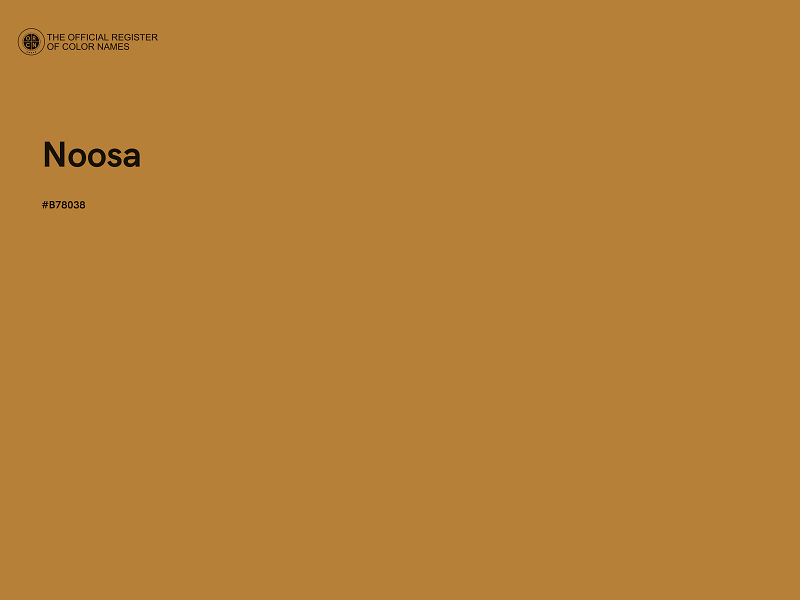 #B78038 - Noosa color image