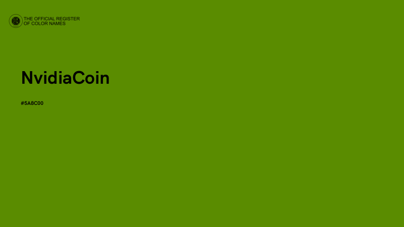 #5A8C00 - NvidiaCoin color image