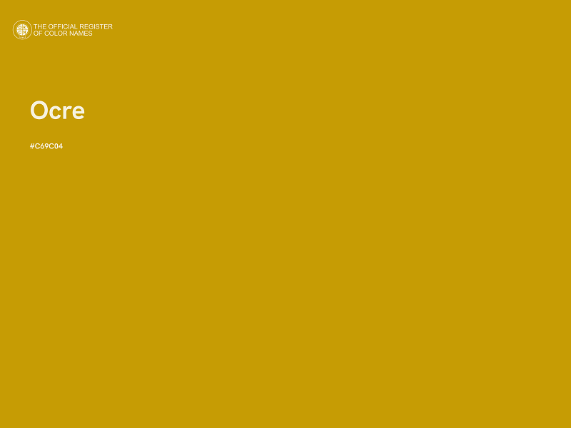 #C69C04 - Ocre color image