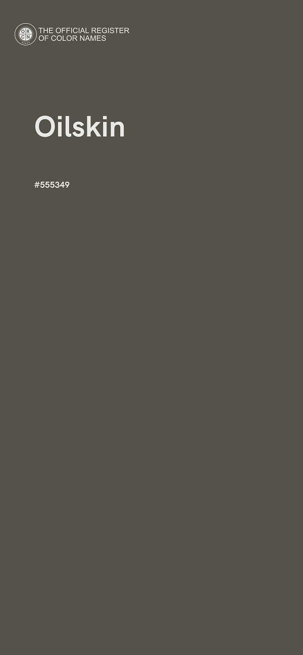 #555349 - Oilskin color image