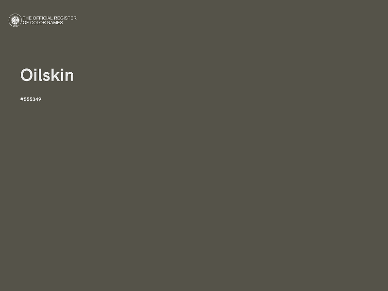 #555349 - Oilskin color image